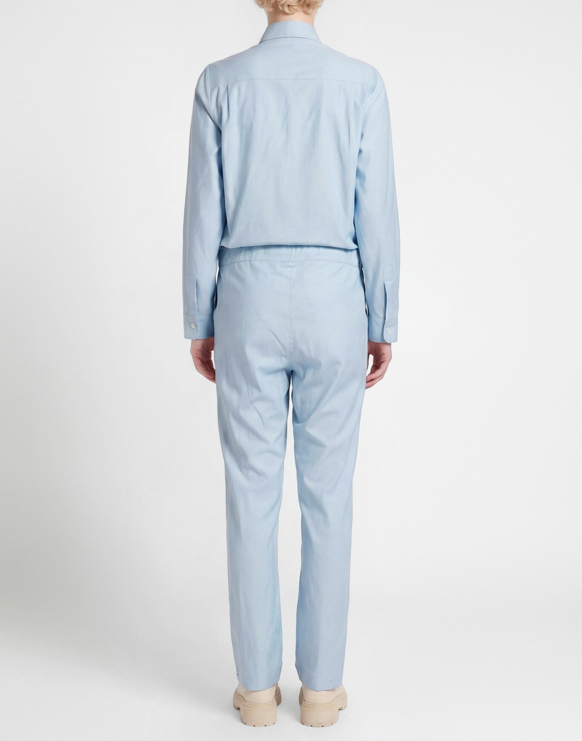 Eleventy Womens Jumpsuit Sky in Blue