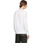Balmain White Wool Logo Sweater