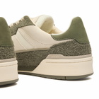 Axel Arigato Men's Clay Sneaker in Light Beige/Dark Green