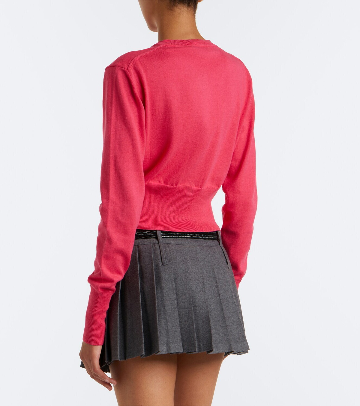 Vivienne Westwood Bea cropped cotton and cashmere cardigan