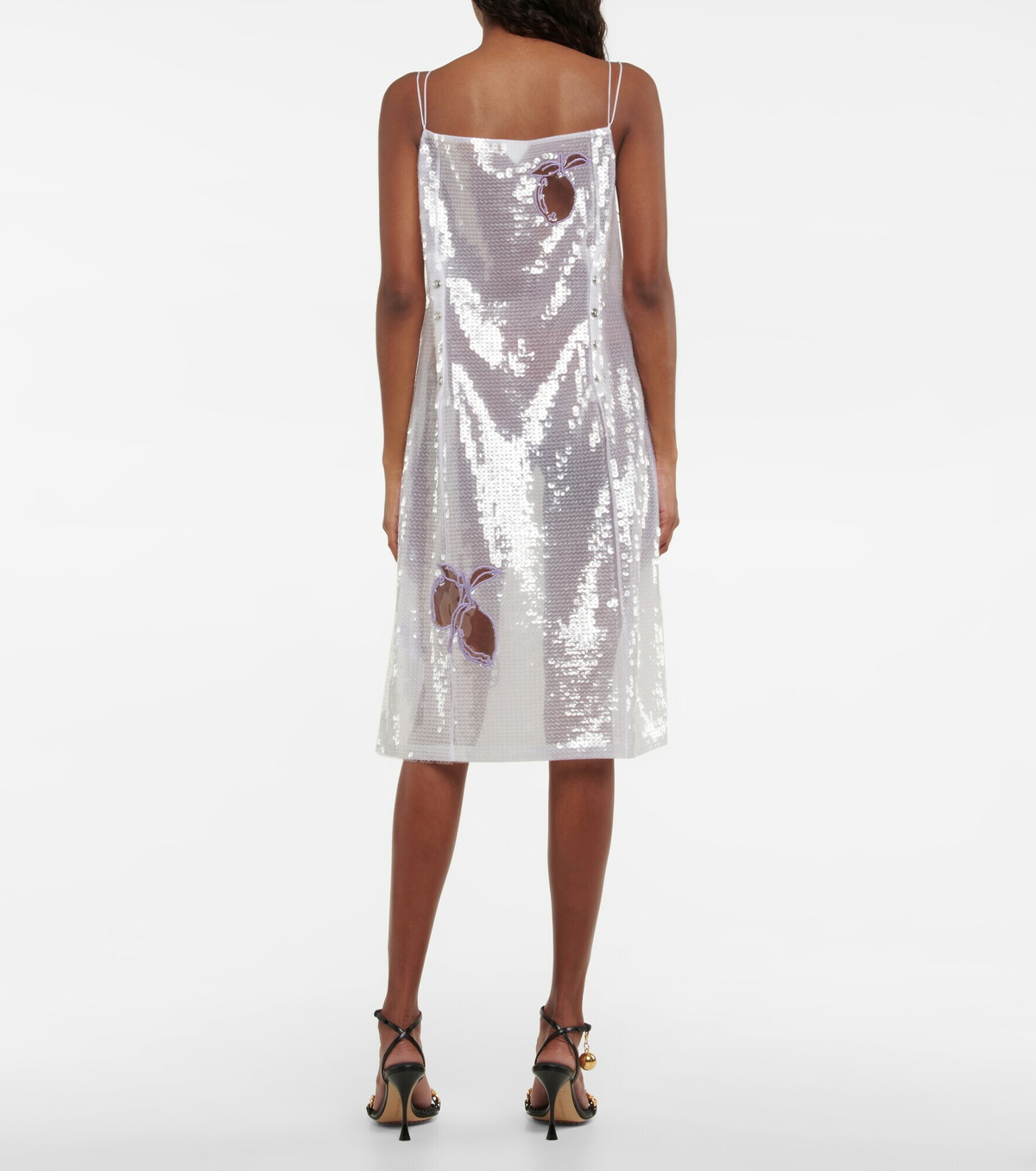Bottega Veneta - Sequined embroidered slip dress Bottega Veneta