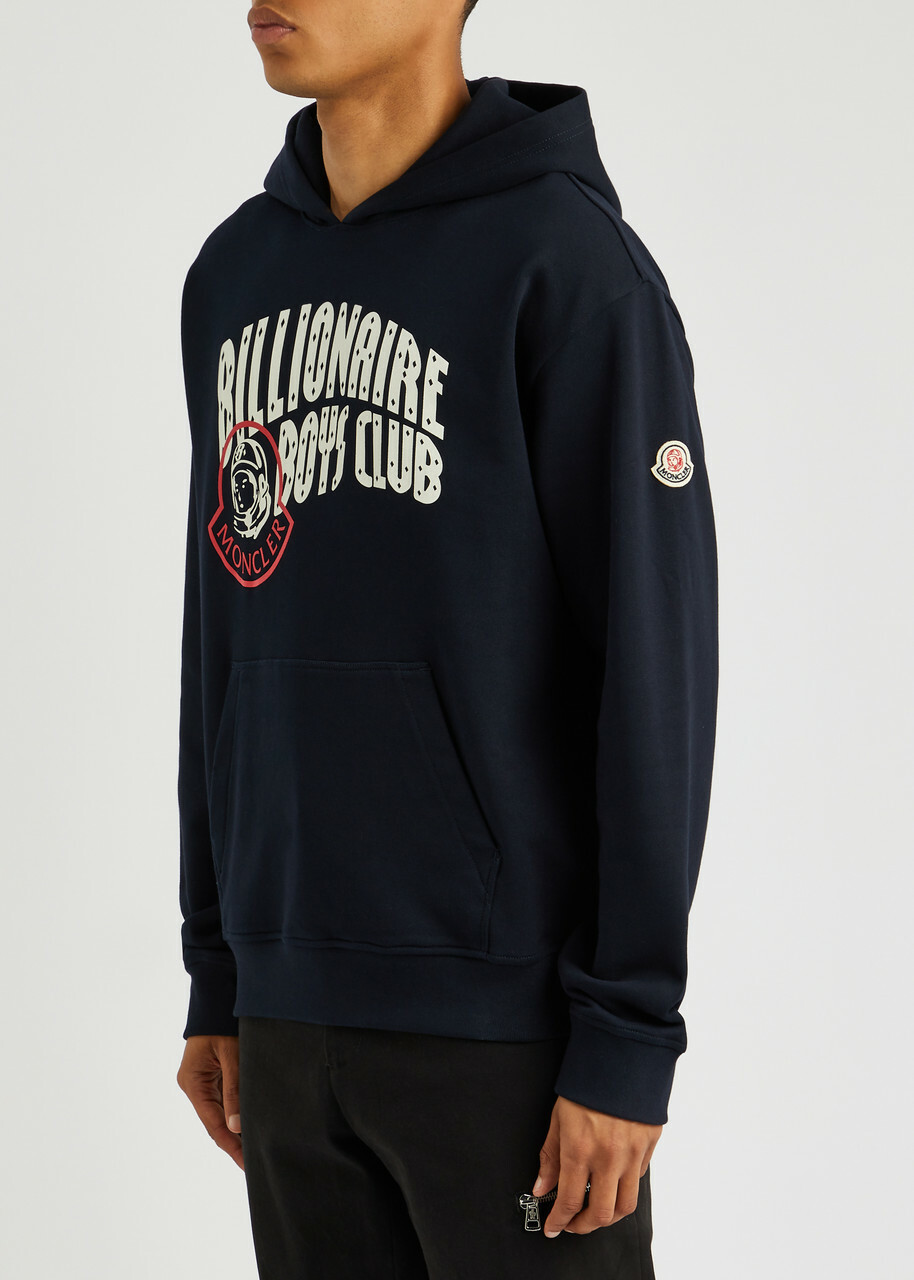 Moncler Genius X Billionaire Boys Club Hooded Cotton Sweatshirt Navy