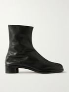 Maison Margiela - Tabi Split-Toe Textured-Leather Ankle Boots - Black