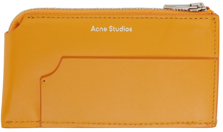 Photo: Acne Studios Yellow Zip Wallet