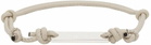Marni Off-White Leather Bracelet