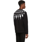 Neil Barrett Black Lightning Bolt Sweatshirt