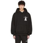 Amiri Black Oversized Daggers Hoodie