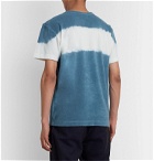 Howlin' - Fons Tie-Dyed Cotton-Blend Terry T-Shirt - Blue