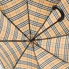 Burberry Men's Trafalgar Check Folding Umbrella in Archive Beige