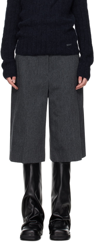 Photo: Juun.J Gray Culotte Shorts