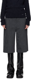 Juun.J Gray Culotte Shorts