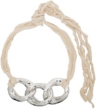 Jil Sander Beige Curb Chain Necklace