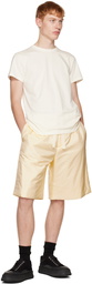 Jil Sander Beige Drawstring Shorts