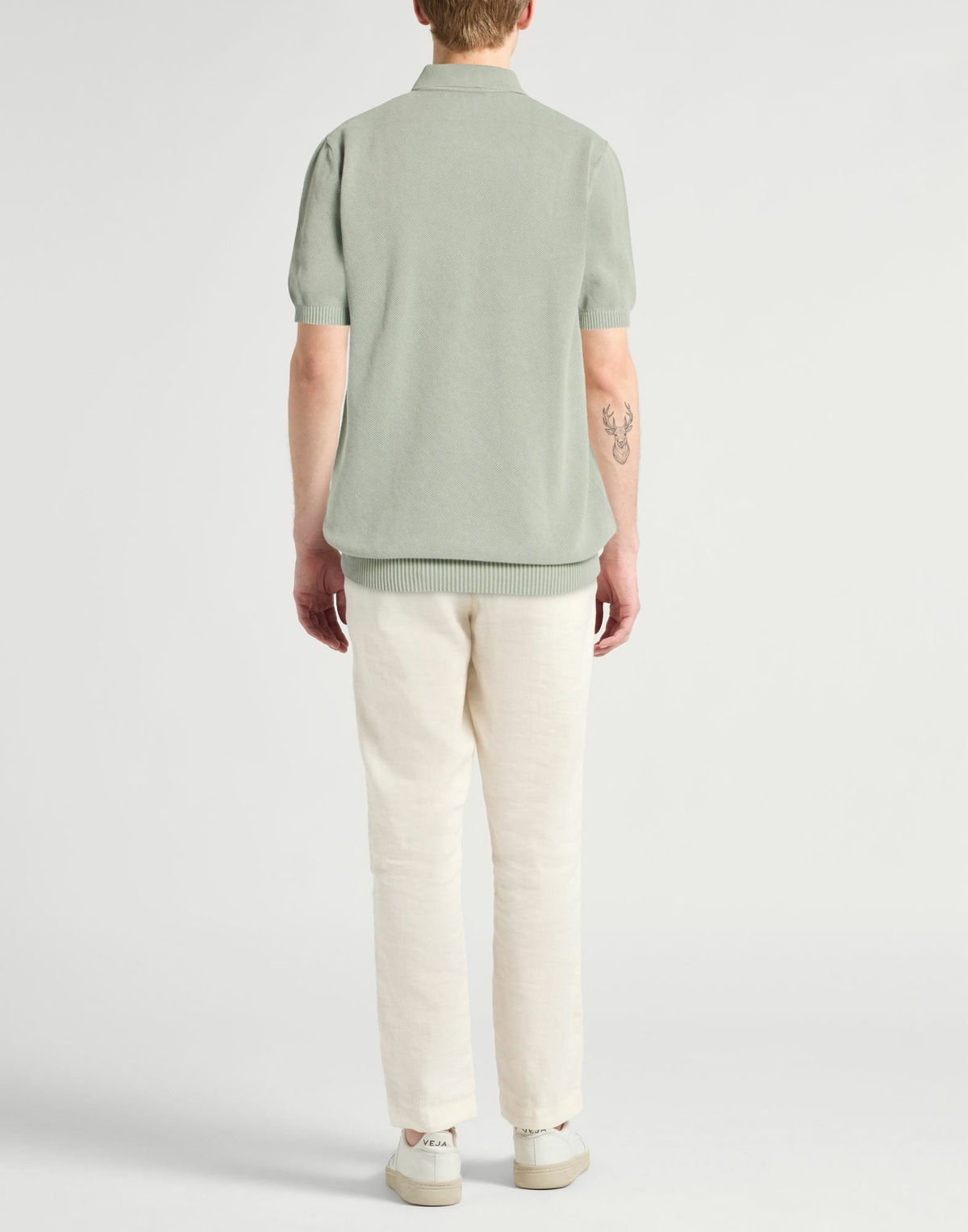 Boglioli Mens Sweater in Sage green