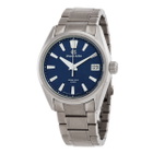 Grand Seiko Titanium Evolution 9 Automatic ''Lake Suwa'' Blue Dial Mens Watch SLGA019G