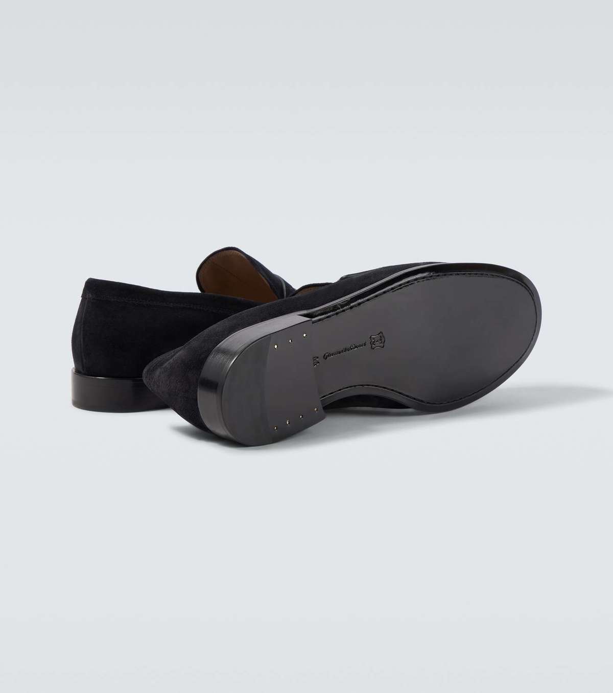 Gianvito Rossi George suede penny loafers