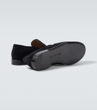 Gianvito Rossi George suede penny loafers