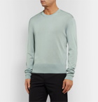 TOM FORD - Slim-Fit Silk Sweater - Blue