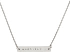 MM6 Maison Margiela Silver Logo Necklace