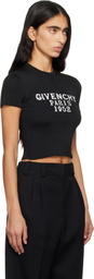 Givenchy Black Cropped T-shirt