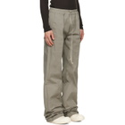 Rick Owens Taupe Tower Dietrich Drawstring Trousers
