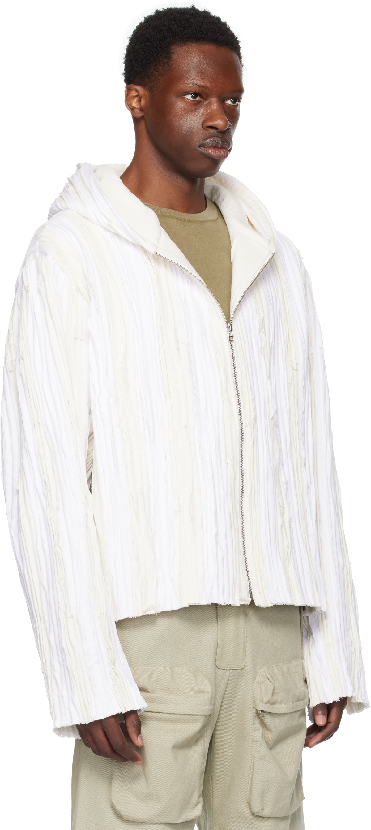 Tondolo Off-White Bark Hoodie