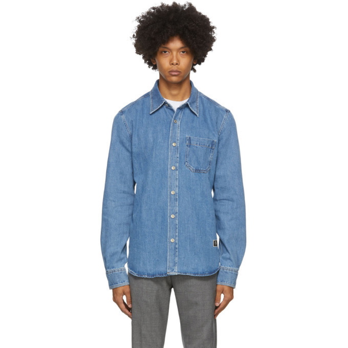 Photo: AMI Alexandre Mattiussi Blue Denim Shirt