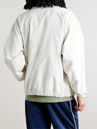 Nike - Life Logo-Embroidered Cotton-Blend Corduroy Harrington Jacket - Neutrals