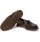 Sperry - Authentic Original Burnished-Leather Boat Shoes - Men - Brown