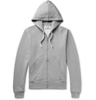 Acne Studios - Frake Slim-Fit Mélange Loopback Cotton-Jersey Zip-Up Hoodie - Men - Gray