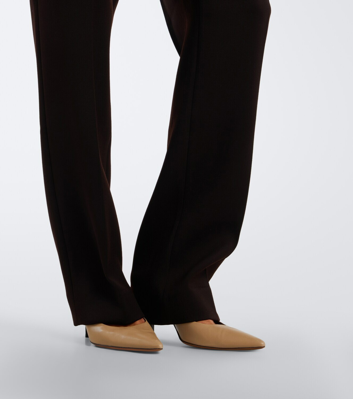 The Row Elmer wool straight pants