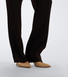The Row Elmer wool straight pants