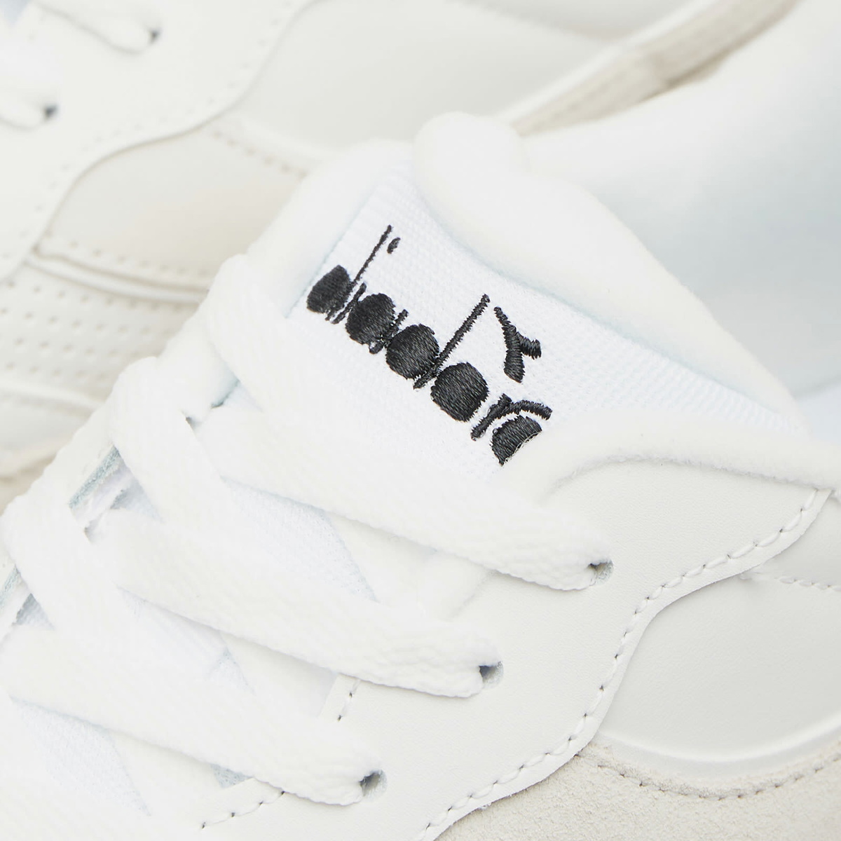 Diadora Men's Winner SL Sneakers in White/White Diadora