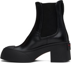 Marni Black Pablo Toe Chelsea Boots