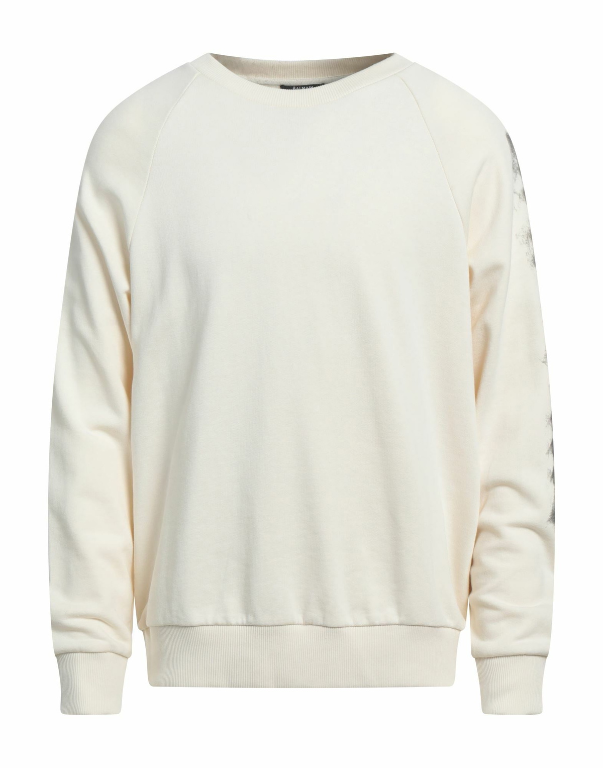Balmain Mens Sweatshirt Cream