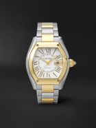 Cartier - Roadster de Cartier Automatic 47.2mm Interchangeable 18-Karat Gold, Stainless Steel and Alligator Watch, Ref. No. CRW2RD0010