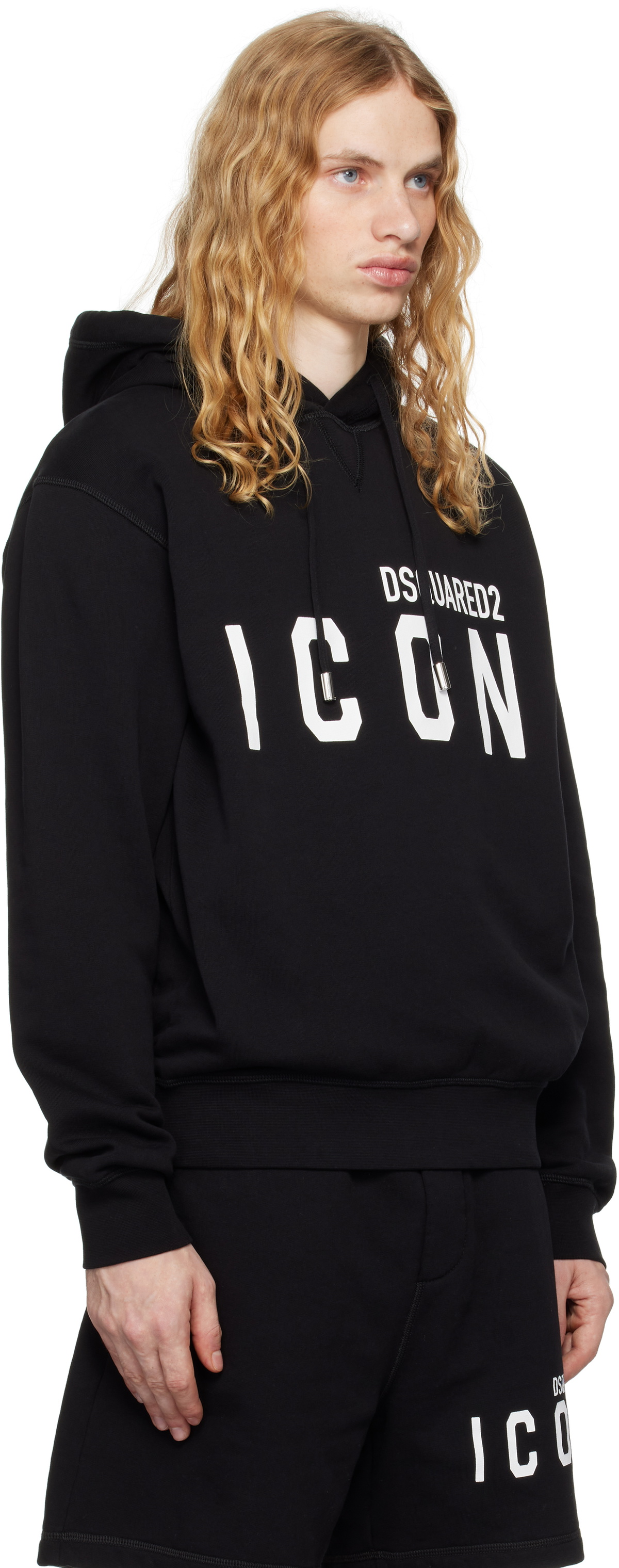 Dsquared2 Black Cool Fit Hoodie
