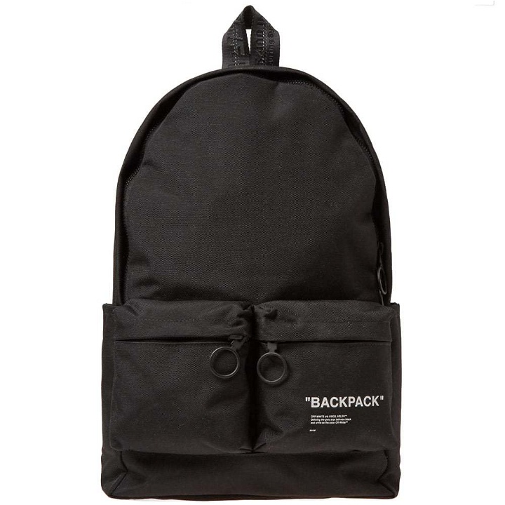 Photo: Off-White Quote Backpack