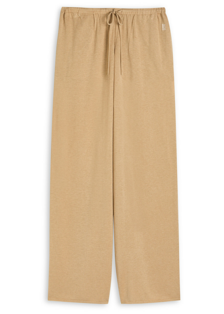 BY Malene Birger Piscata Knit Trousers Sand