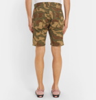 Neighborhood - Baker Slim-Fit Camouflage-Print Cotton Shorts - Men - Green