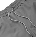 Brunello Cucinelli - Mid-Length Contrast-Trimmed Swim Shorts - Gray