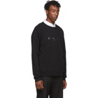 Givenchy Black Reflective Logo Sweatshirt