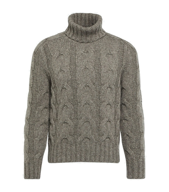 Photo: Tom Ford Cable-knit wool-blend sweater