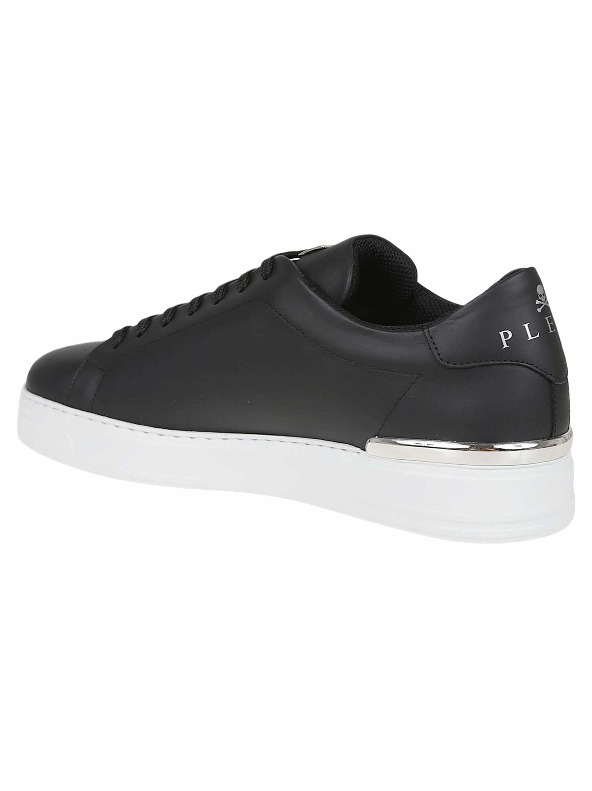 Philipp Plein Leather Lo-top Sneaker Hexagon