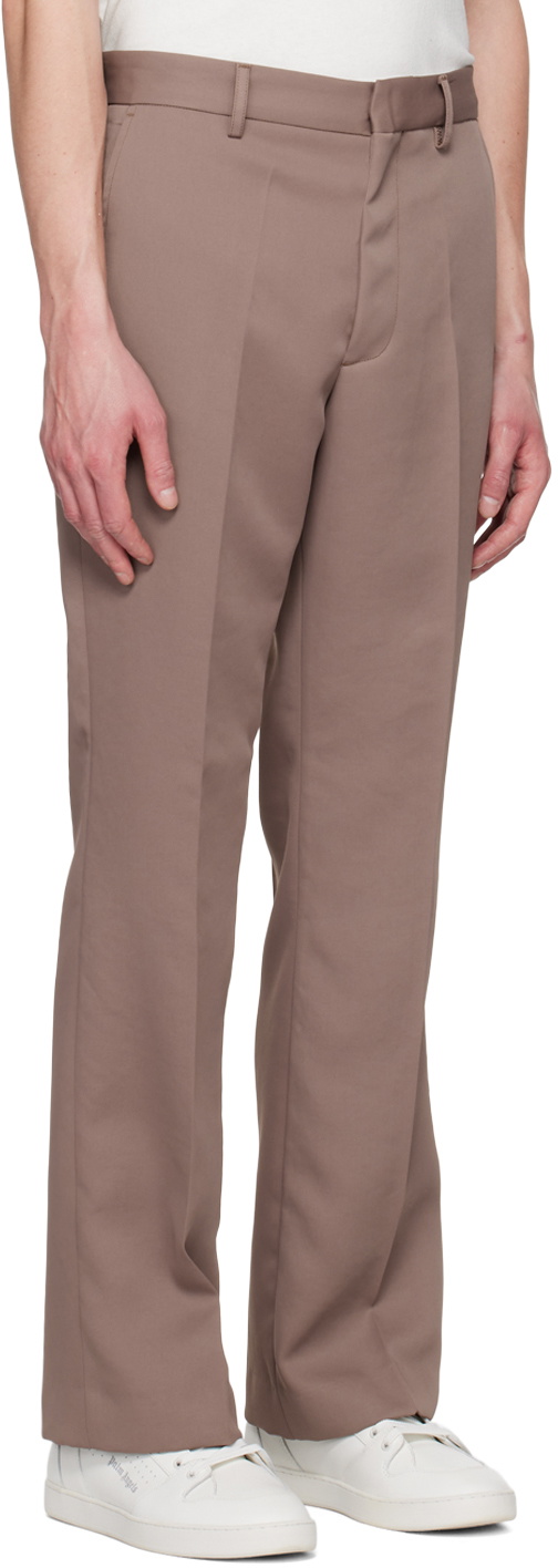 Second/Layer Tan Passo Trousers Second/Layer