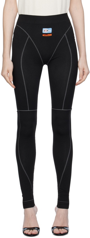 Photo: Heron Preston Black Active Leggings