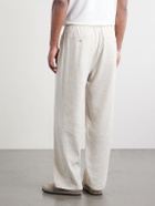 A Kind Of Guise - Samurai Straight-Leg Linen and Silk-Blend Drawstring Trousers - Neutrals