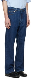 Jil Sander Blue Regular Denim Jeans