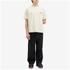 GCDS Men's Embroidered Logo T-Shirt in Off White
