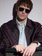 Oliver Peoples - Jil Sander Aviator-Style Silver-Tone Sunglasses